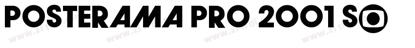 Posterama Pro 2001 S字体转换